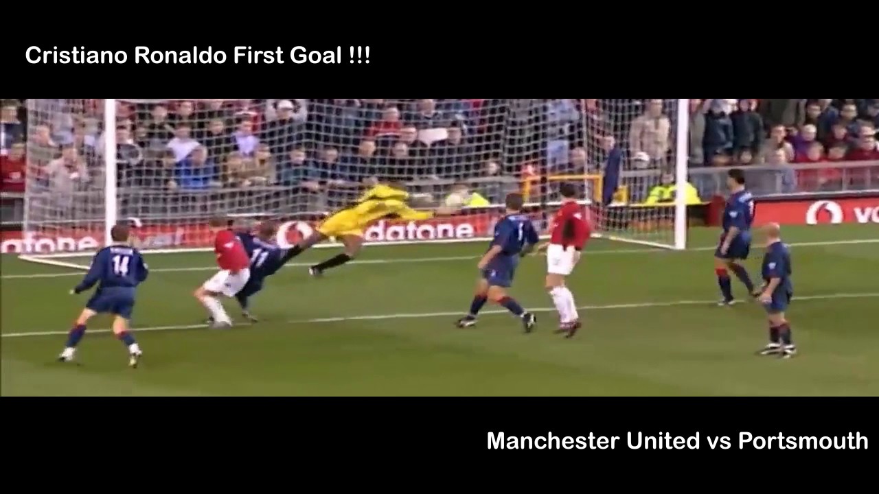 Cristiano Ronaldo First & Last Goal for Manchester United