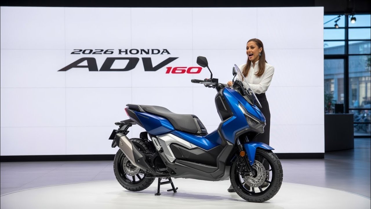 Мотоцикл Honda ADV 160 2026 года шокирует всех! Новый дизайн, ещё большая мощность и невероятные ...