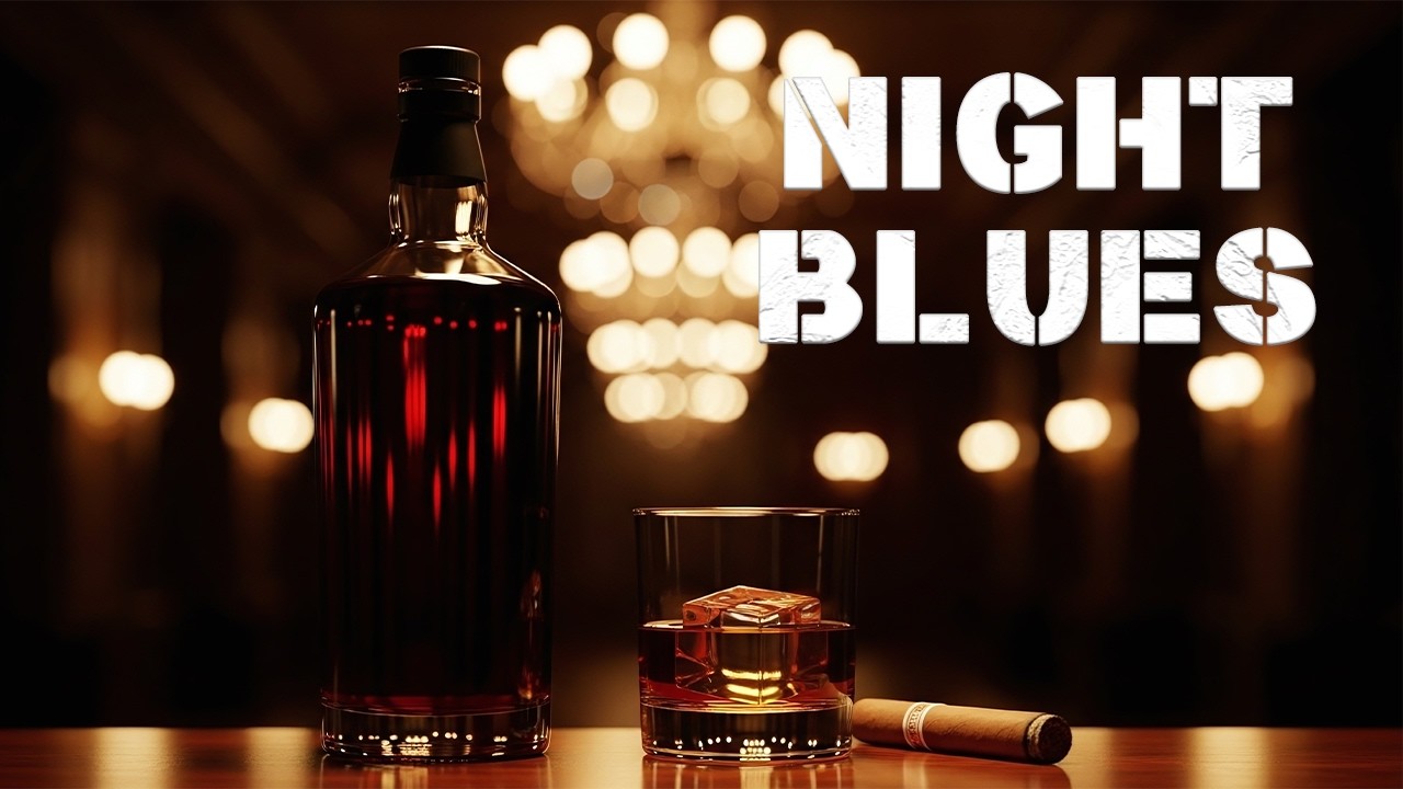 Relaxing Slow Blues Whiskey Lounge   Calm Bar Music for Peaceful Nights