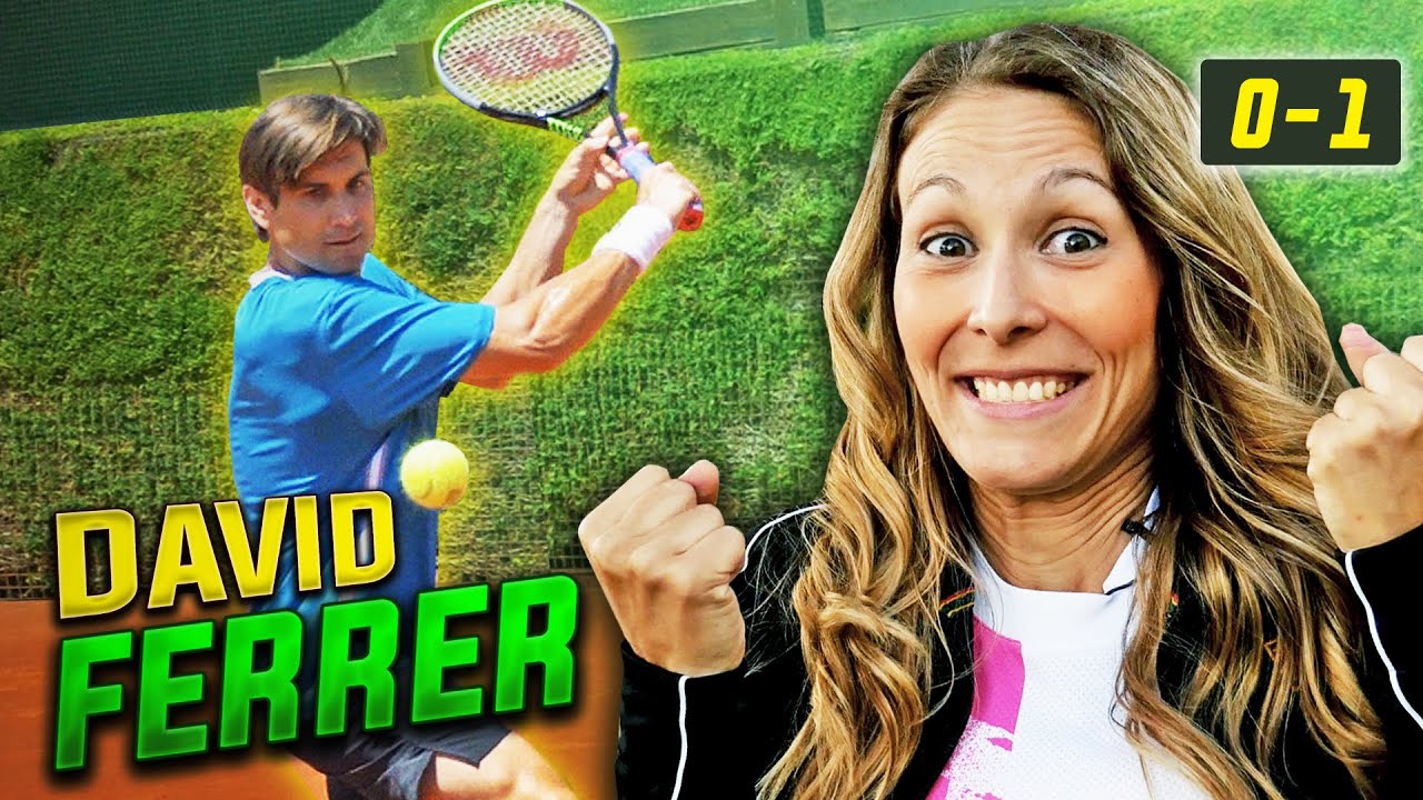 ¡JUEGO con DAVID FERRER (ex-numero 3 de la ATP)! 😱 y ... ¿le GANO? | Vlog TENIS