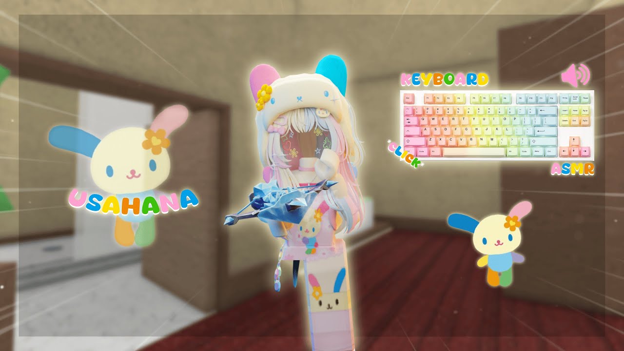 Playing MM2 as USAHANA *Keyboard ASMR*