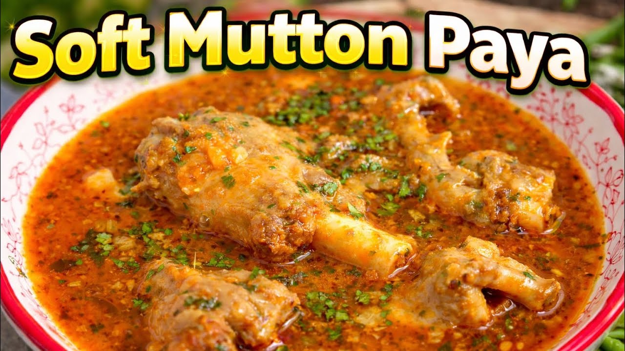 Traditional Mutton Paye Recipe | Jorr Paya Curry | Full Step by Step Cooking @Fatimas_Flavours 