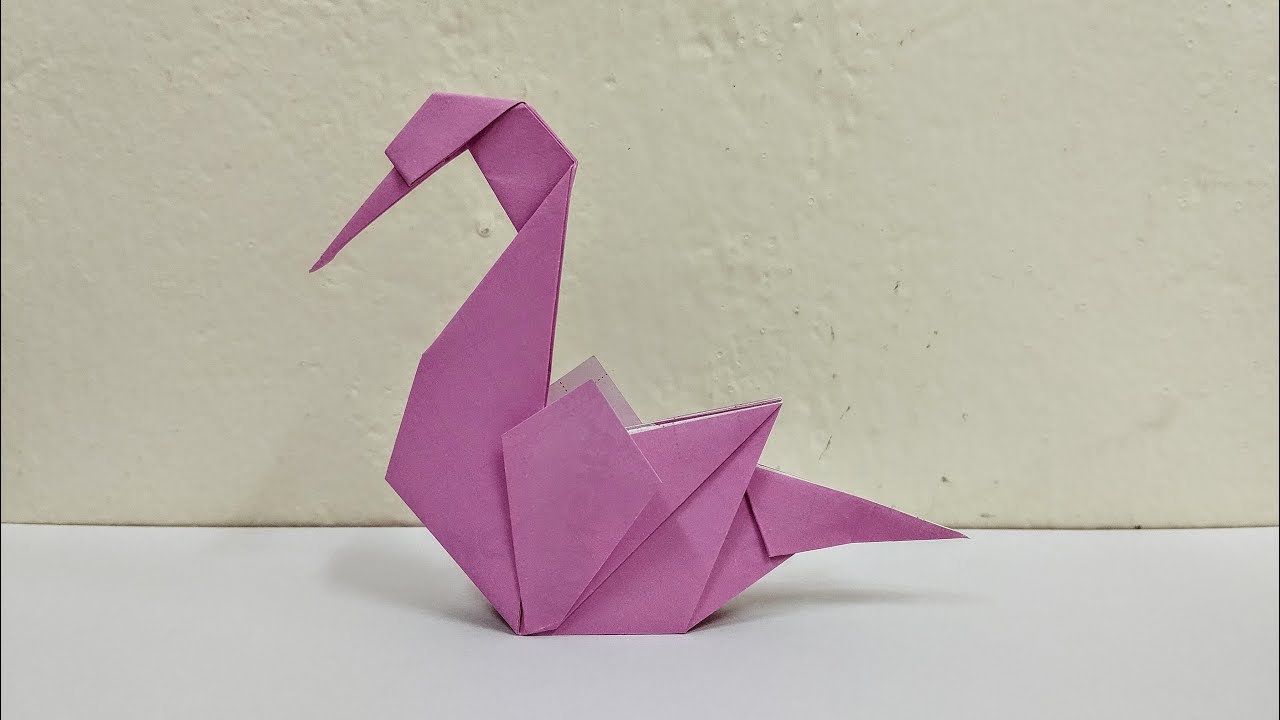 How to make a paper Swan - Origami Swan paper - Origami Tutorial