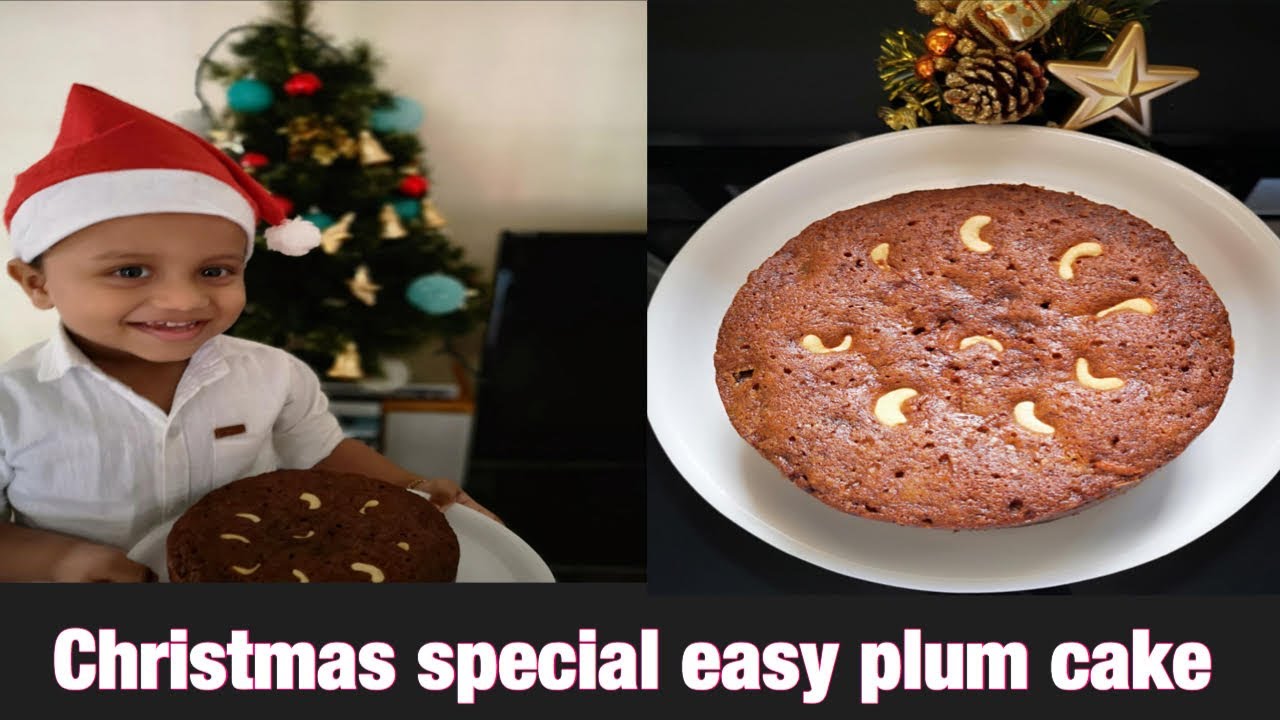Christmas Special simple and easy plum cake in pressure cooker/fruit cake