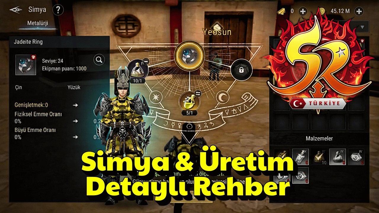 Silkroad Origin Mobile Türkiye | SİMYA VE ÜRETİM SİSTEMİ NEDİR? KARAKTERİMİZİ NASIL GÜÇLENİDİRİRİZ?