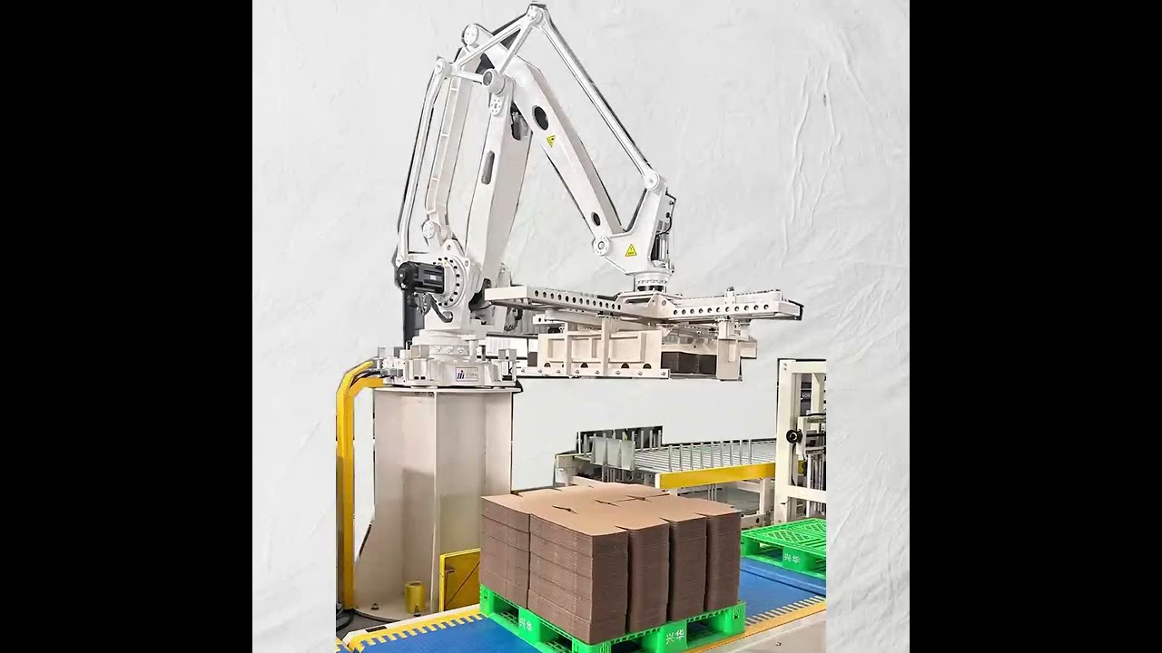 Stop the Bottleneck: High-Speed Automated Palletizing Solutions for Packaging Lines#machine