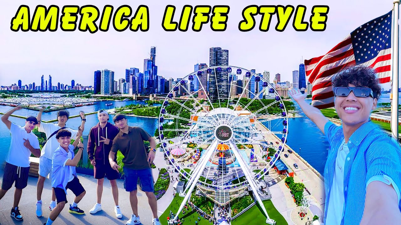 America Life Style with boys in Illinois, Chicago | Who Ever Move First, He is gay 😂🇺🇸