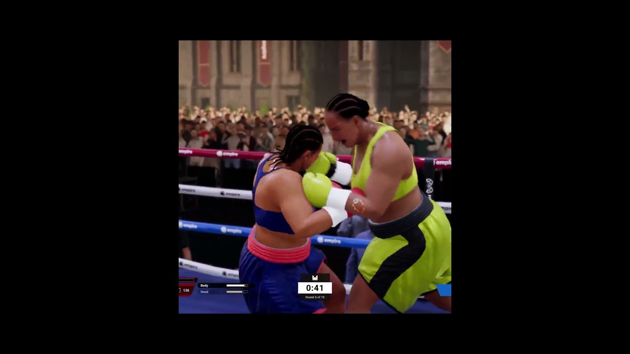 sarika malik destroys anitaa #undisputedboxinggame#welterweightboxing #biggirl #femaleboxing