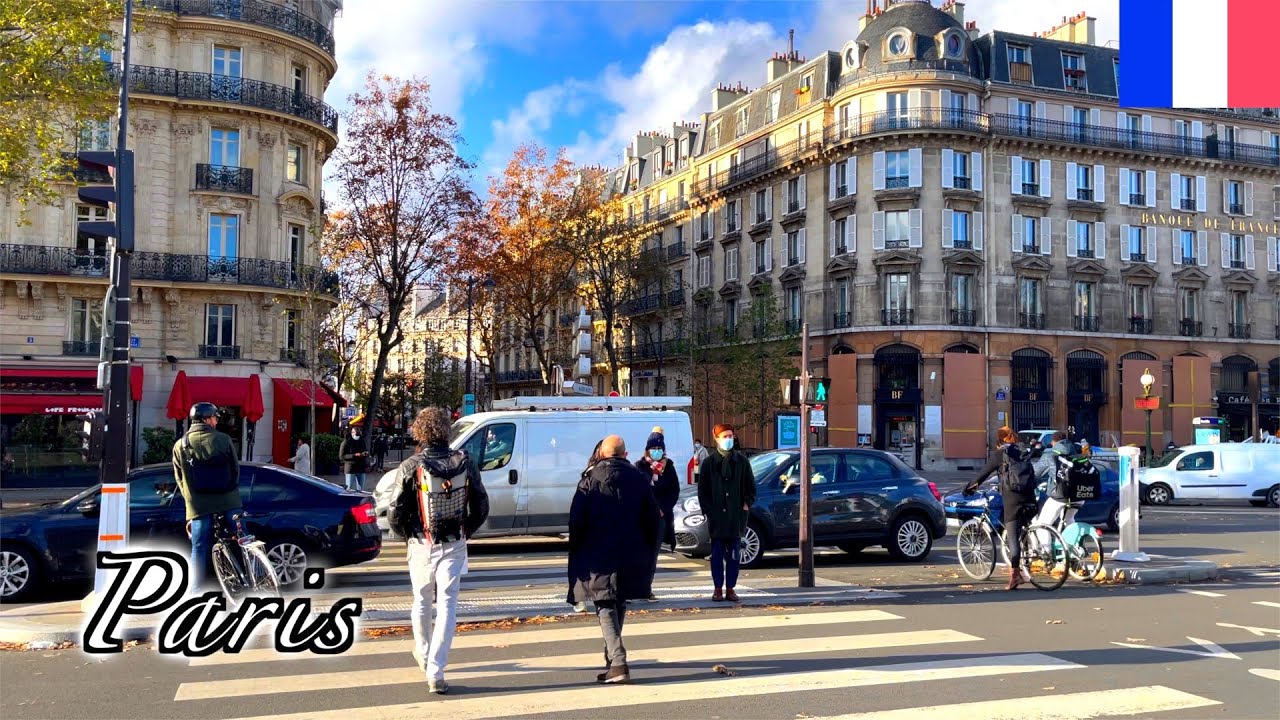 🇫🇷Paris Winter Walk 2020 - Arsenal District -【4K HDR】