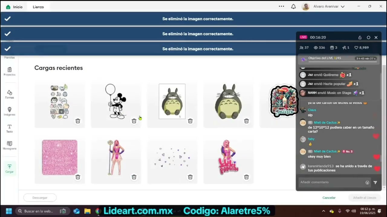 Templatemaker con cricut. Live tik tok 19Agosto2025