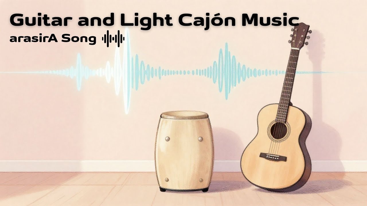 เพลงบรรเลงกีต้าร์ คาฮอง ฟังแก้เบื่อ ตอนทำงาน เพลินๆ Guitar, Light Cajón 40 Mins | Relaxing and chill
