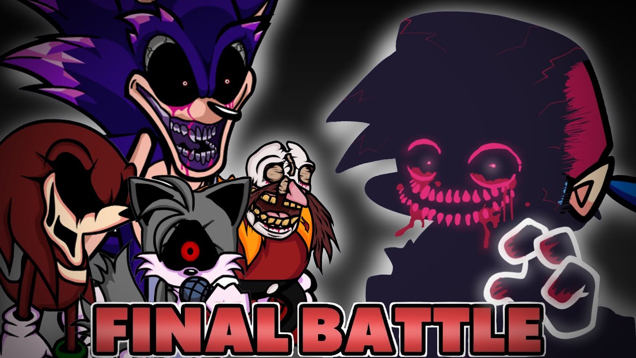 FRIDAY NIGHT FUNKIN' mod EVIL Boyfriend VS Sonic.EXE FINAL BATTLE (V3.0)