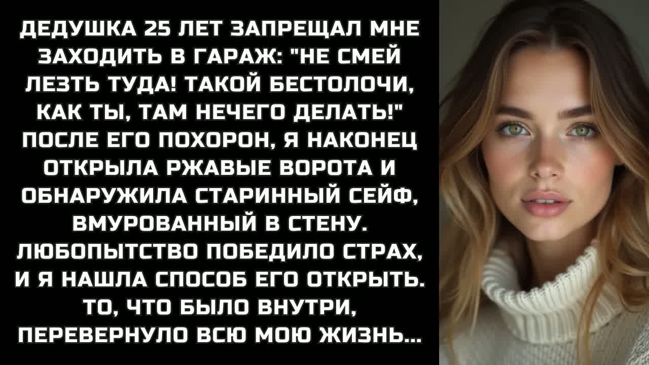 25 лет дед запрещал заходить в гараж. То, что я нашла внутри, потрясло учёных.....