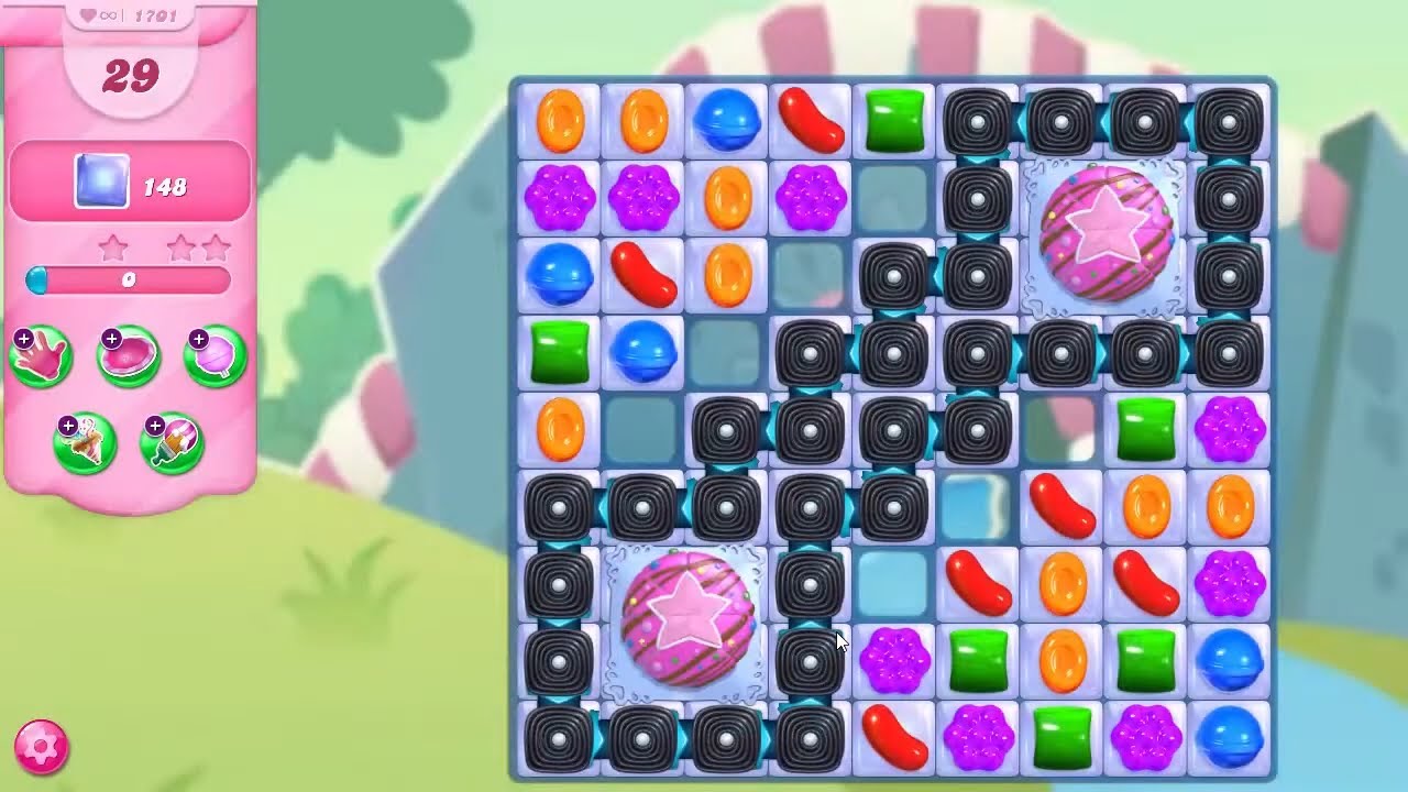 Candy Crush Saga LEVEL 1707 NO BOOSTERS
