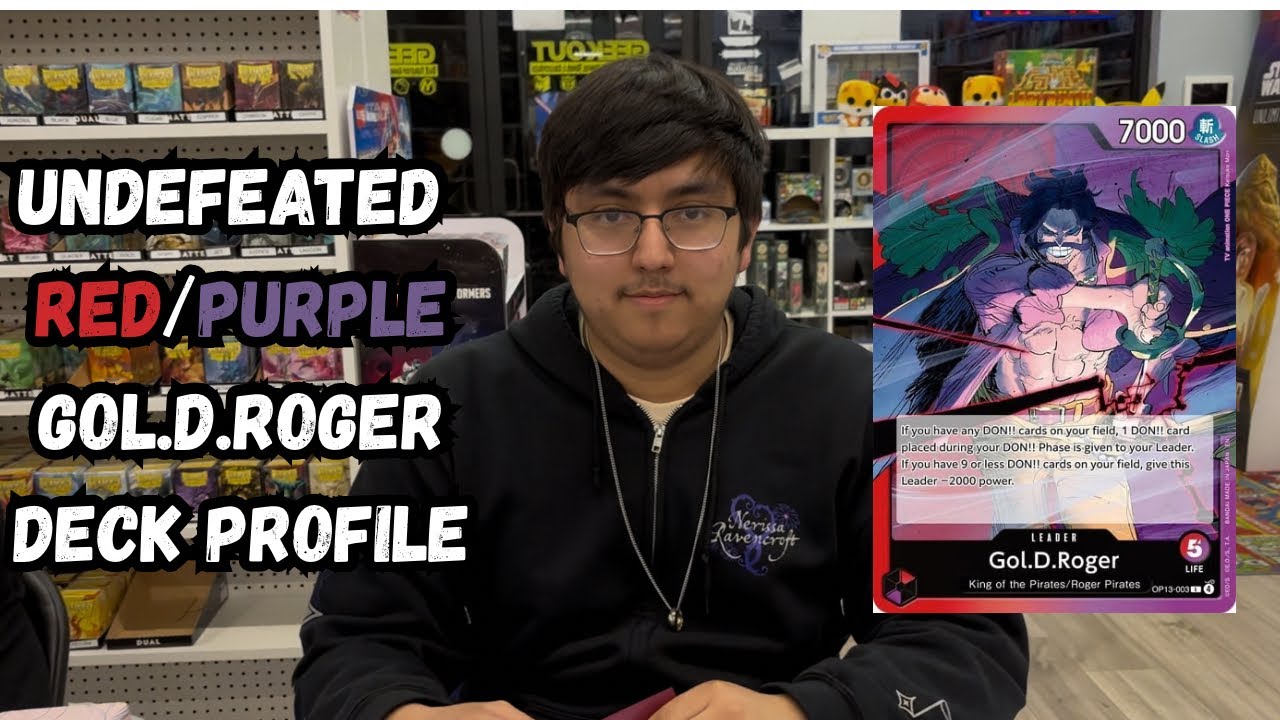 Red/Purple Gol D. Roger DECK PROFILE | Undefeated at Locals!