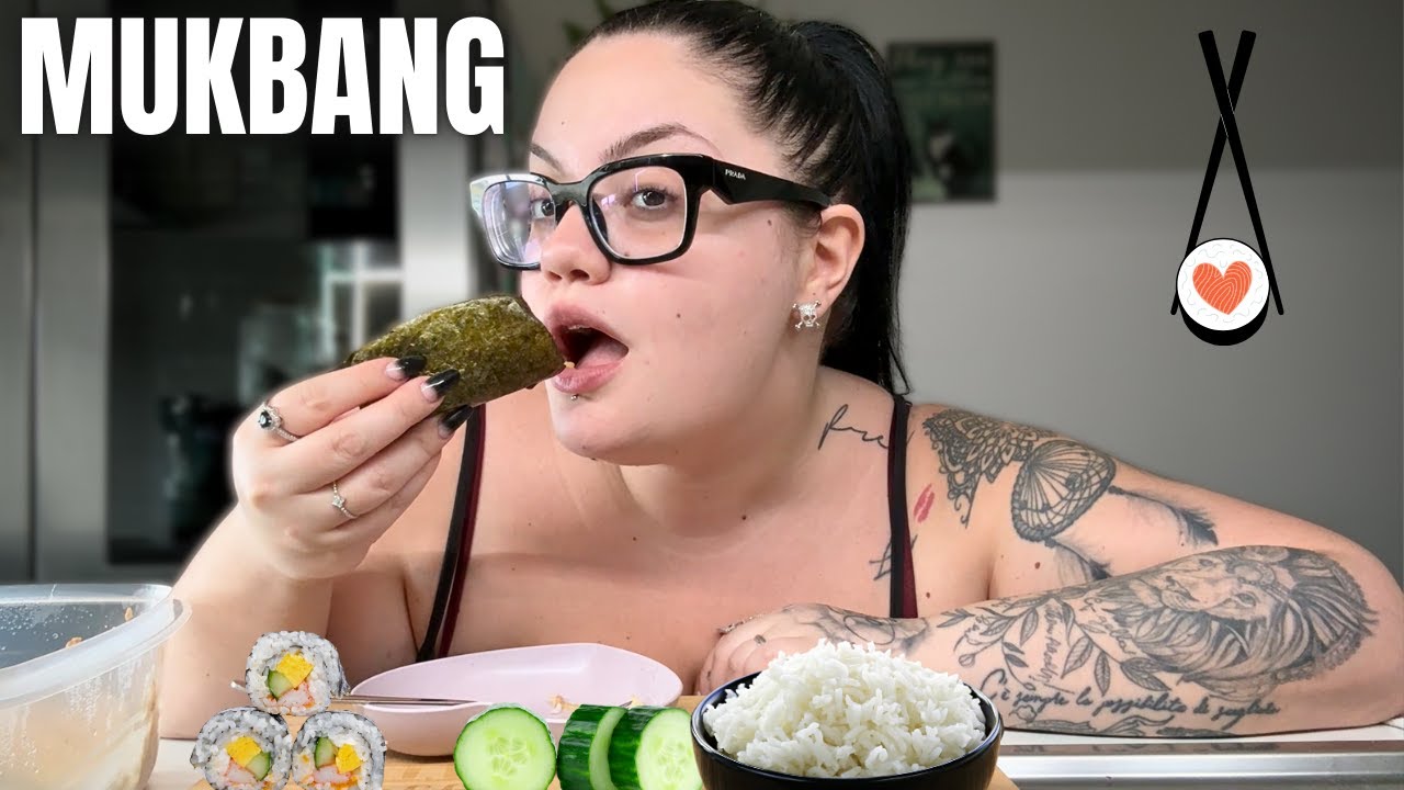MUKBANG SUSHI 🍣 + AGGIORNAMENTI: SCUOLA, Lavoro, COMPLEANNO Zoe 🎂, vita ecc | Chiara Paradisi