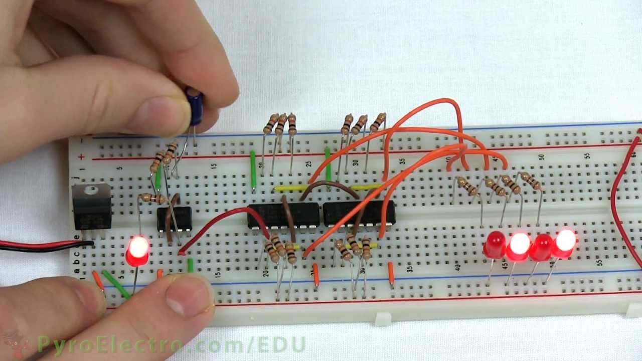 4-Bit Counter - An Introduction To Digital Electronics - PyroEDU