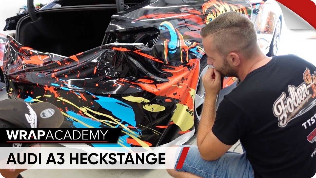 Heckstange Folieren | Digitaldruck | CarWrapping Masterclass