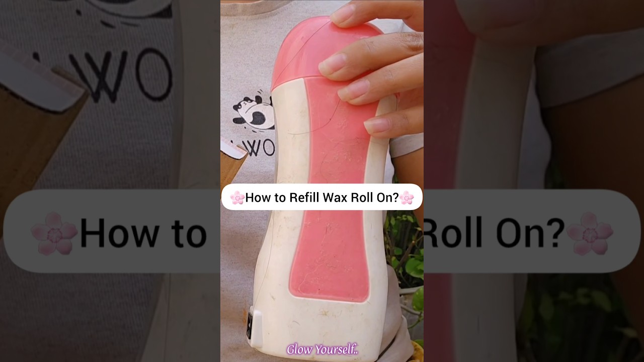 How to Refill Roll on Wax by Glow Yourself #shorts #viral
