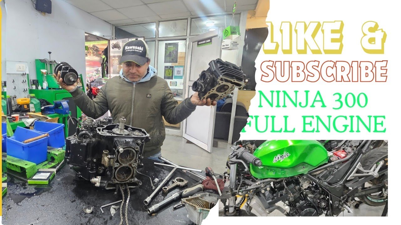 NINJA || 300 || FULL || ENGINE || Assembly