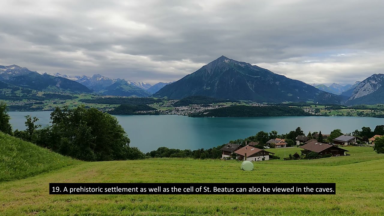 Sigriswil  Switzerland:Crash Landing on You.Walking Tour 4k Video - 2021