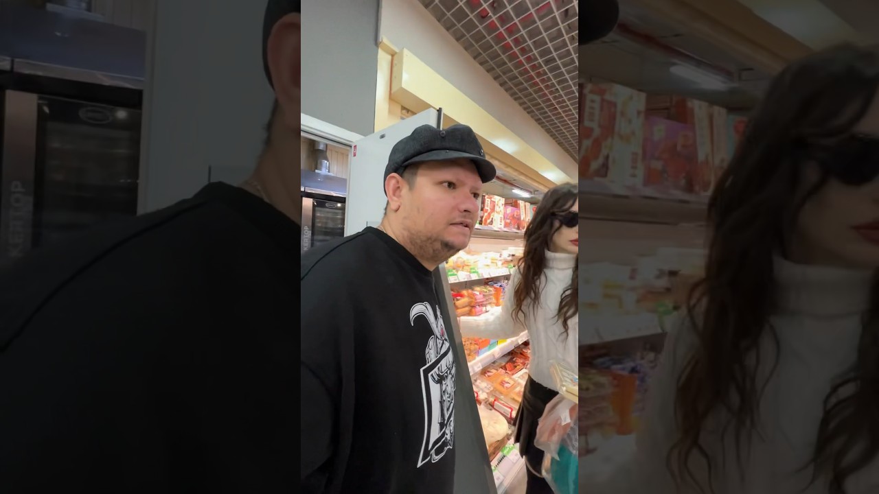 The Gitelman family in the store