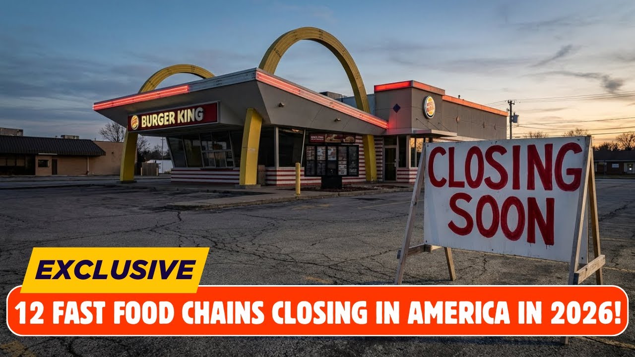 12 Fast Food Chains ACTUALLY Closing in America in 2026 (You Won't Believe #1)