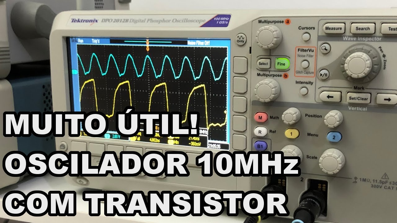 OSCILADOR DE 10MHz COM TRANSISTOR! | Conheça Eletrônica! #212