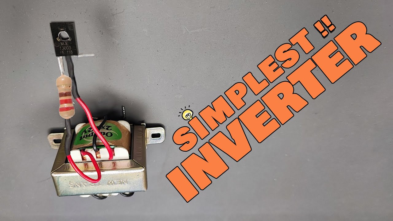 Building an Inverter with a Single Transistor Simple and Effective