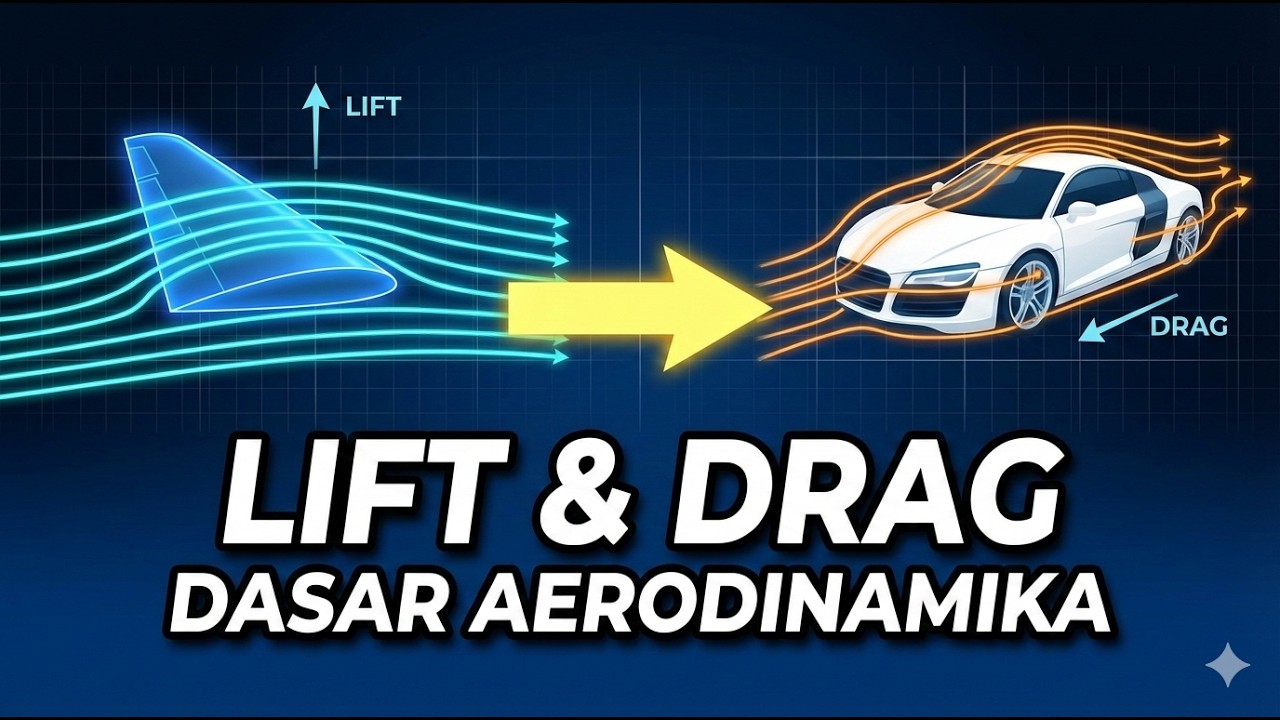 Lift dan Drag Dijelaskan Sederhana | Pengantar Aerodinamika (1.1)