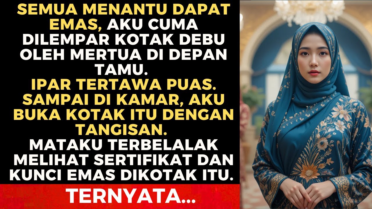 MERTUA LEMPAR KOTAK SEPATU BEKAS SEBAGAI KADO  DI DALAMNYA, ADA KUNCI VILLA DAN SURAT WASIAT