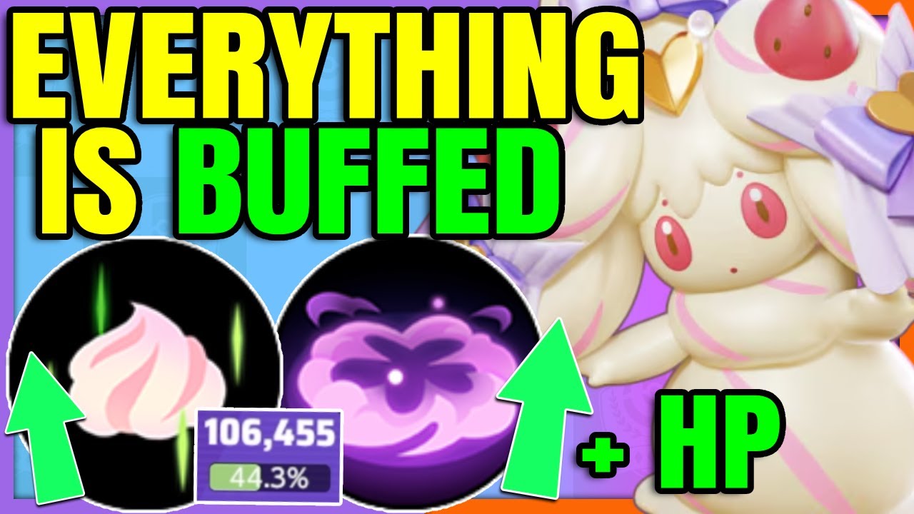 Over 100,000 Healing is BUFFED RECOVER ALCREMIE finally insane?! | Pokemon Unite