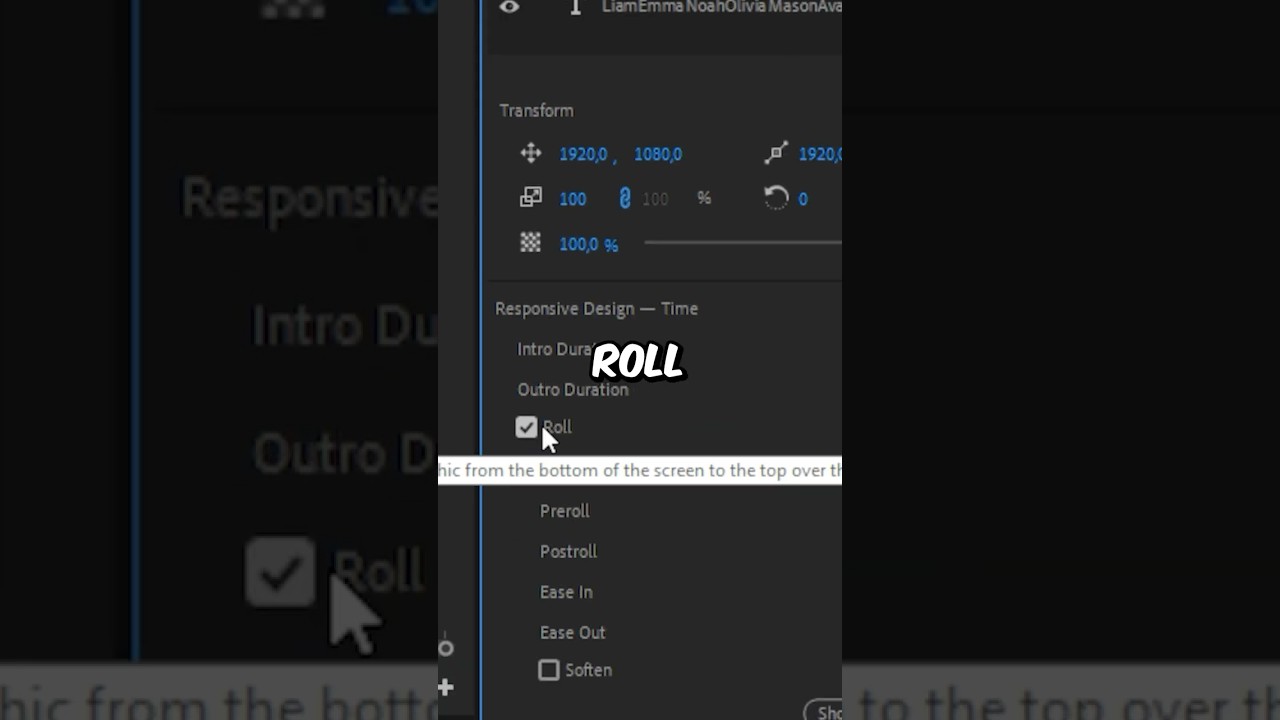 Jak uzyskać efekt przewijanego tekstu w programie Premiere Pro