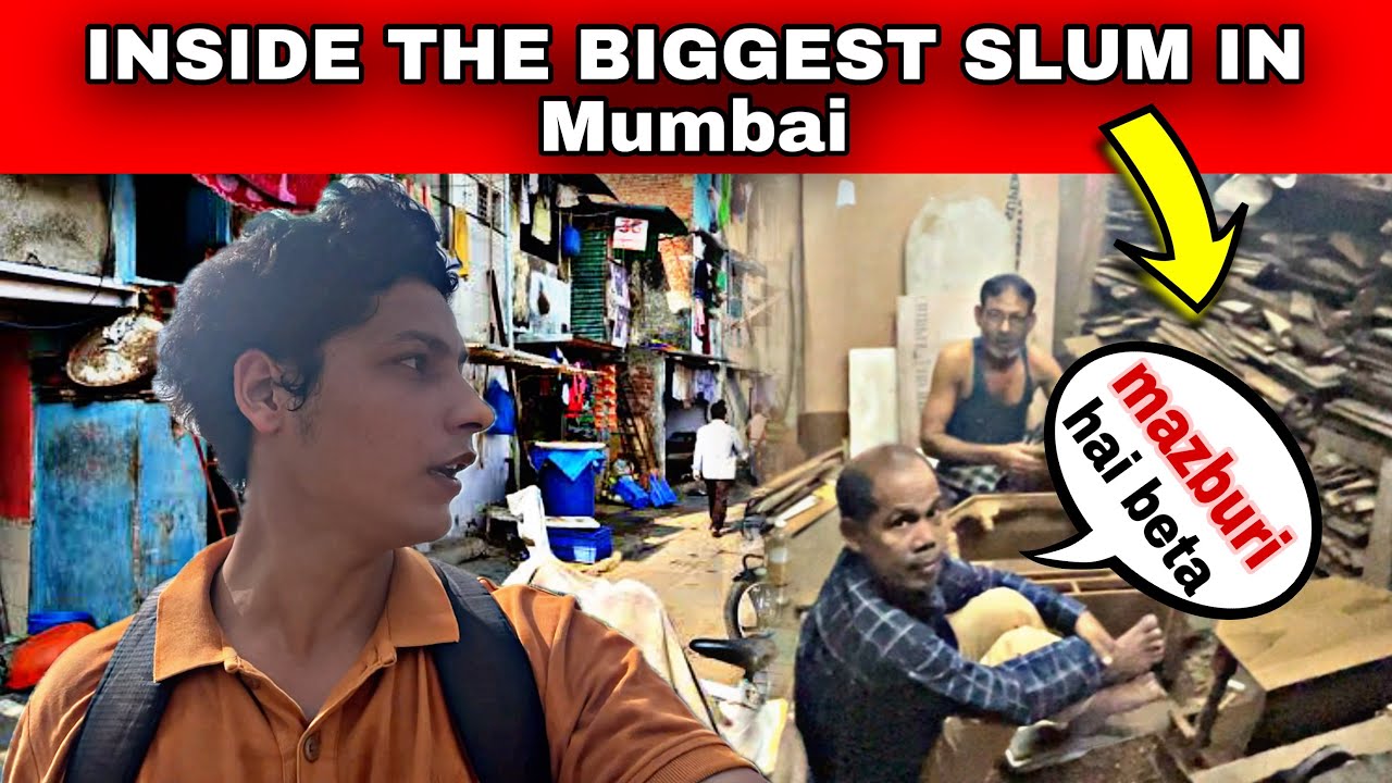 INSIDE THE BIGGEST SLUM in area Mumbai ||Slum life||Mumbai vlogs