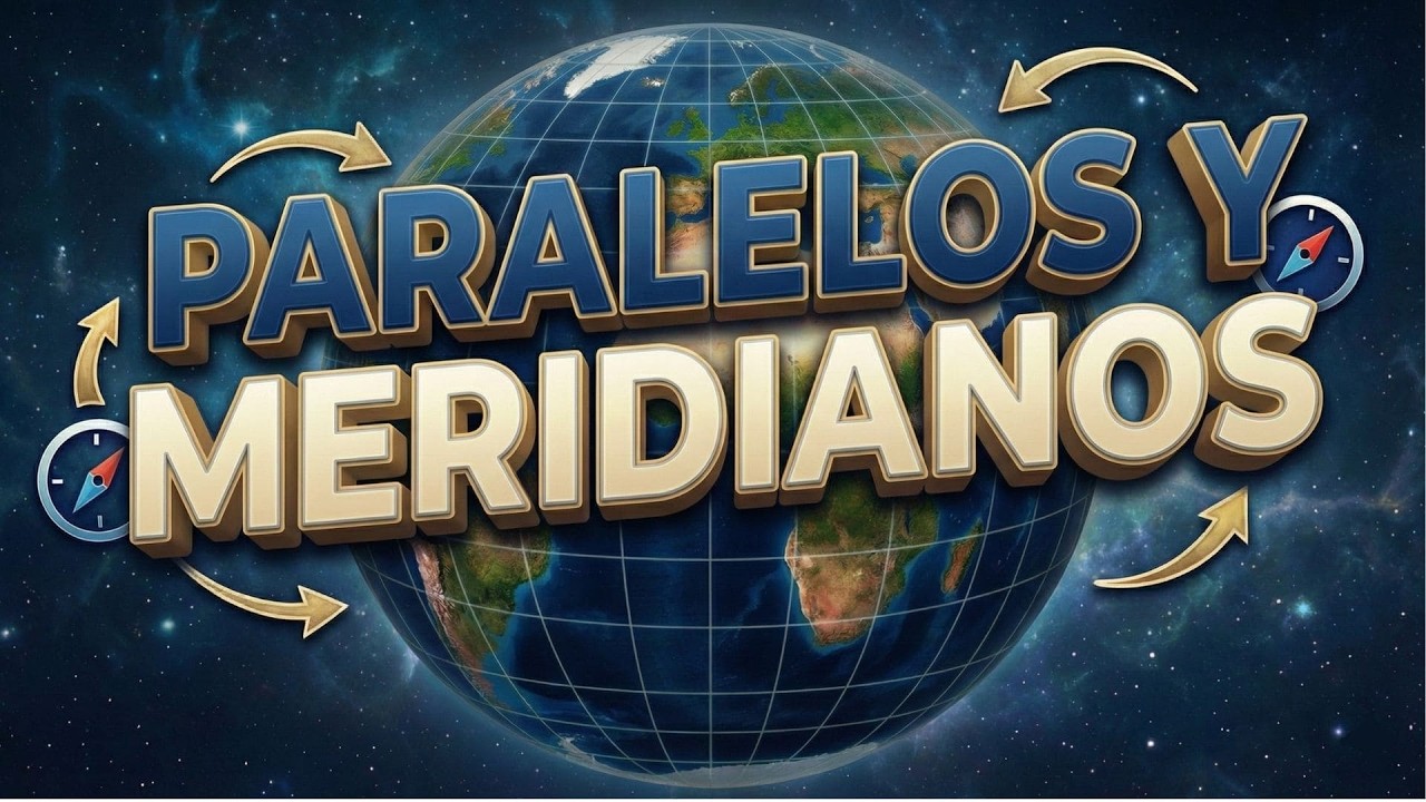 Paralelos y Meridianos explicados fácil | Geografía en 3 minutos 🌍