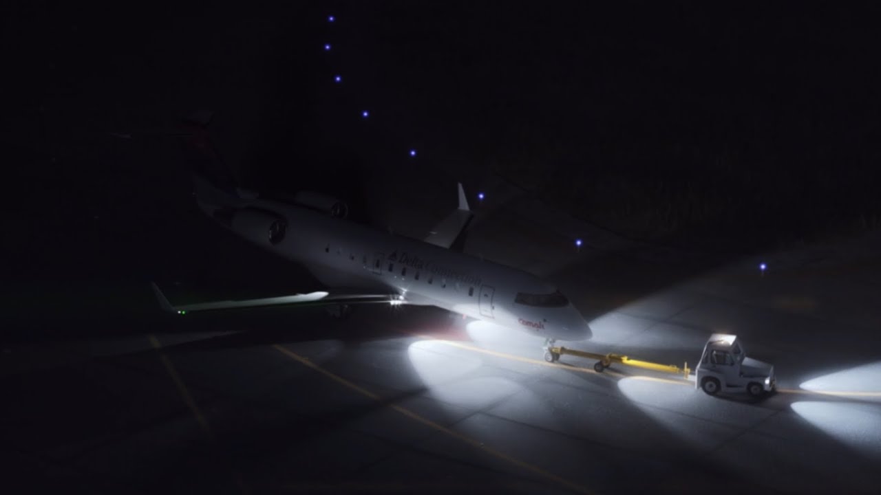 Comair Bombardier CRJ100 Taxiing Test - Animation
