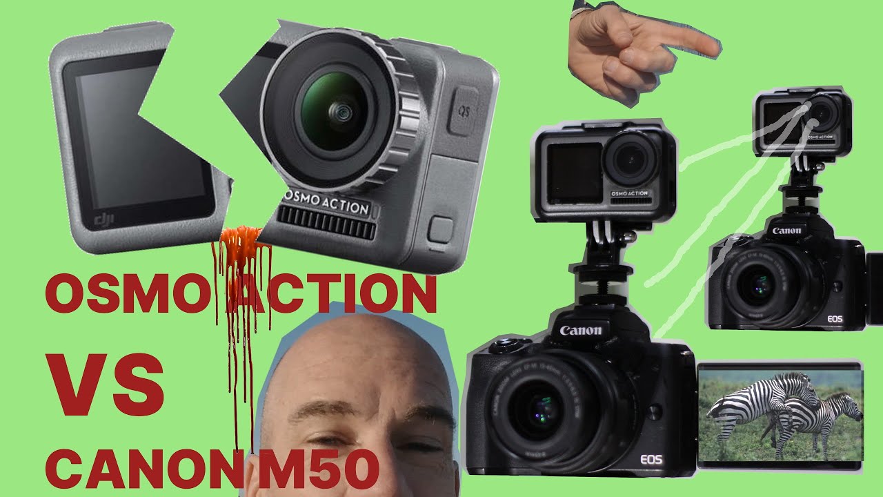 DJI OSMO ACTION vs Canon M50