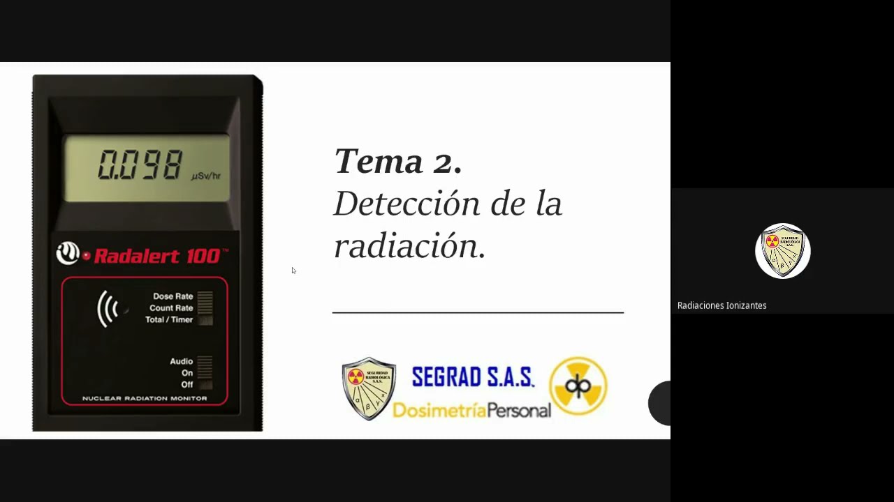 Tema 2 Detección de la radiación