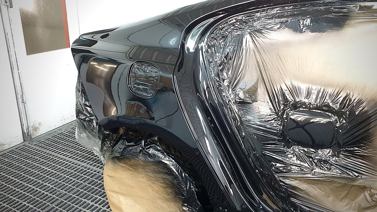 Car painting | How to spray clear coat | Water base Axalta Cromax Pro | Clearcoat Lechler MC405
