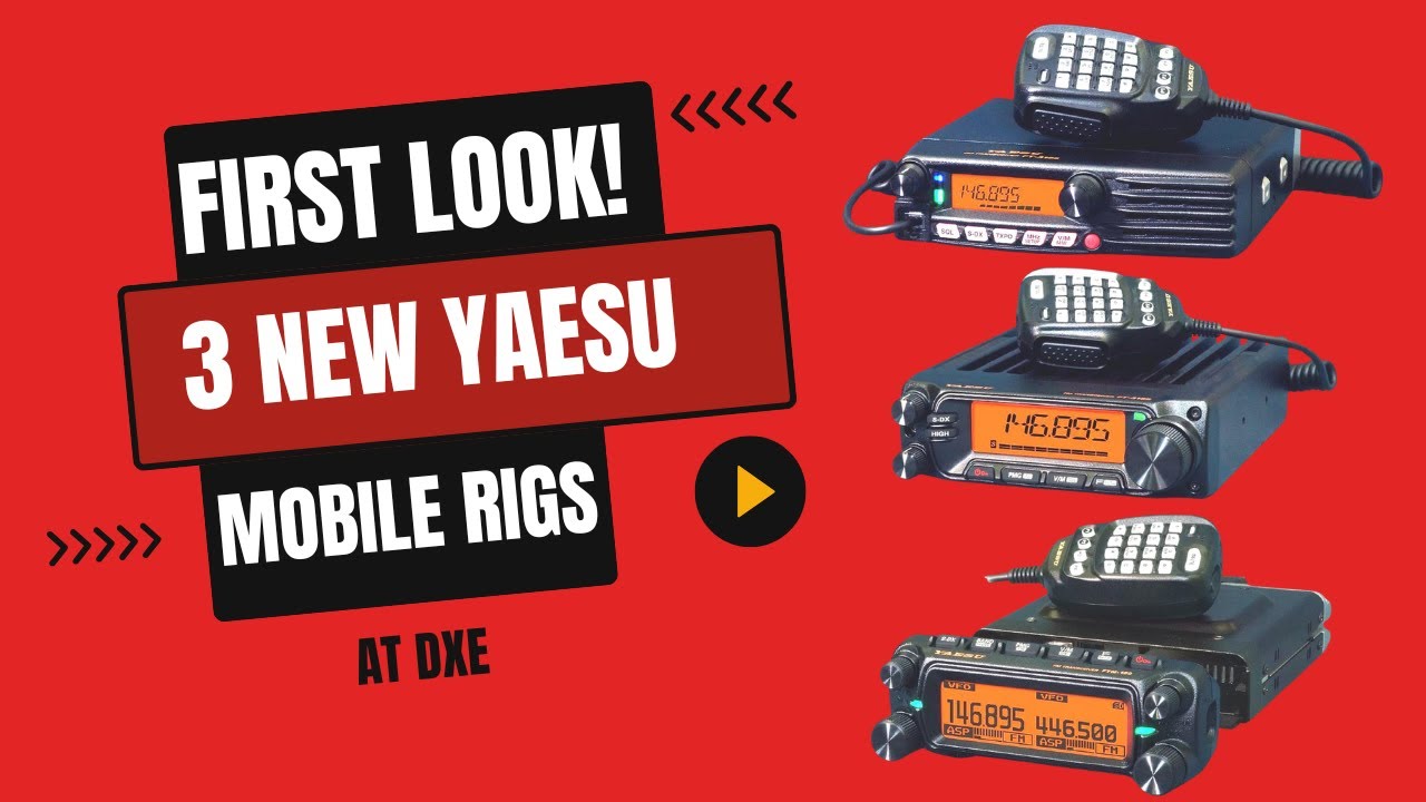 First Look at the New Yaesu Mobile Transceivers: FTM-150RASP, FT-3165RASP, and FT-3185RASP