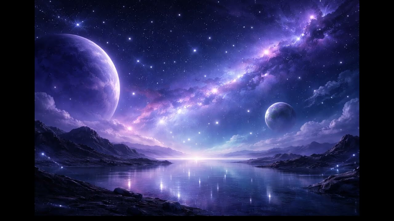 🌌 Space Ambient Relaxation – Cosmic Calm Among Stars and Planets