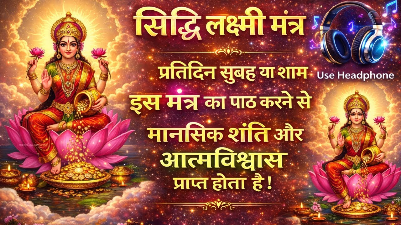 सिद्धि लक्ष्मी मंत्र: सुख, समृद्धि और शत्रुओं के नाश के लिए अत्यंत शक्तिशाली मंत्र | Siddhi Lakshmi