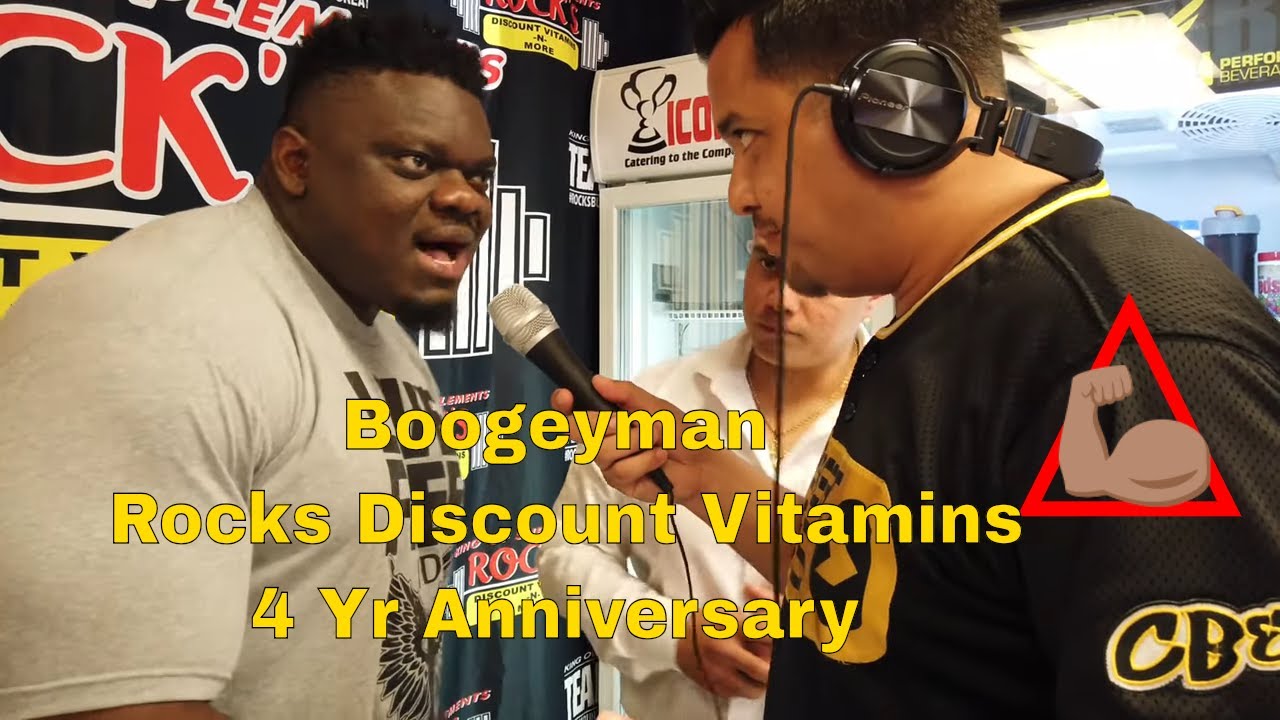Blessing Awodibu SHOWED LOVE AT Rocks Discount Vitamins - Muscle Growth supplements