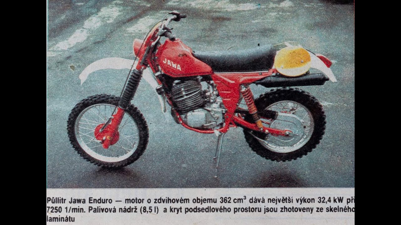 Jawa  enduro factory bikes ISDE 1984