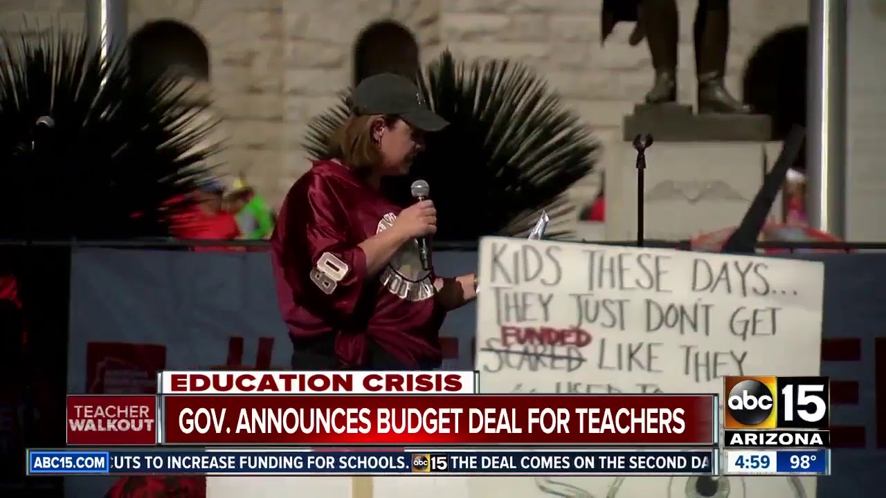 Arizona Education Association responds to Governor Ducey's budget deal announcement