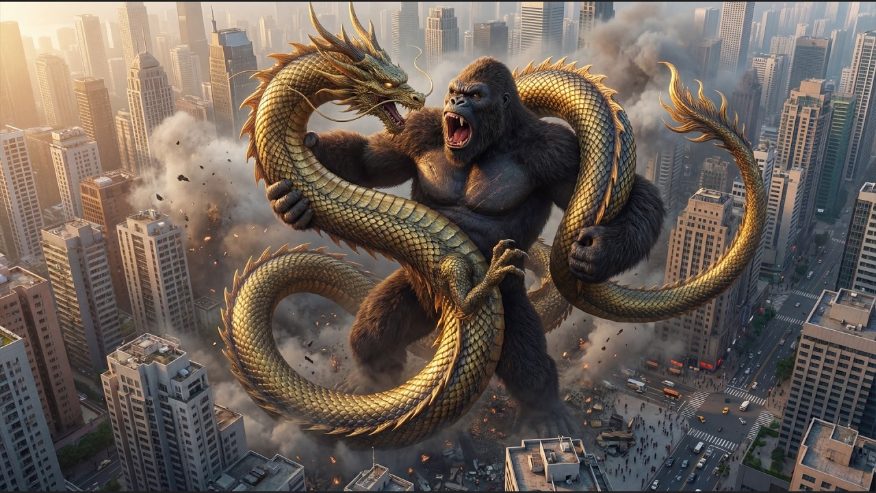 King Kong vs Ao Guang 🐉 | The Battle That Shook Shanghai