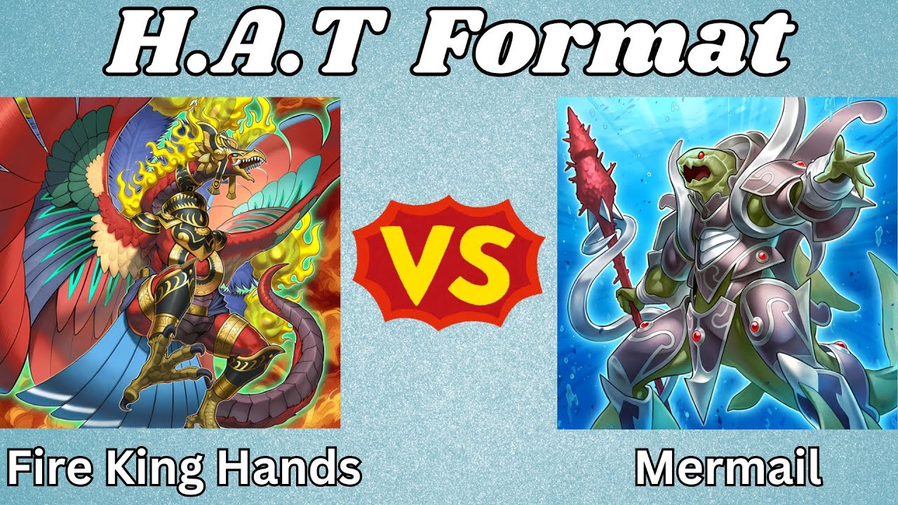 Fire King Hands Vs Mermail! | HAT Format Replay Review! | (2014 Yu-Gi-Oh! WCQ)