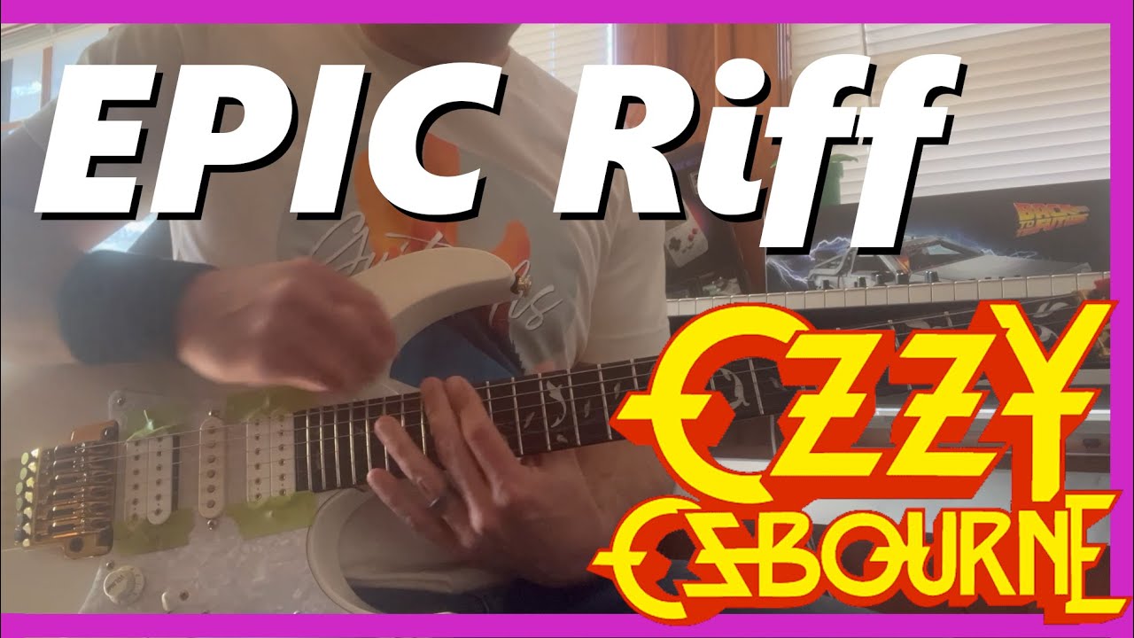 How to Play The Crazy Train Guitar Riff | Ozzy Osbourne