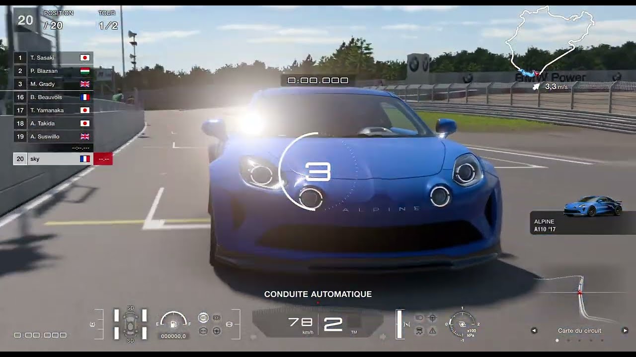 Gran Turismo 7 - Nürburgring - WTC600 - Alpine A110 '17 - 600PP