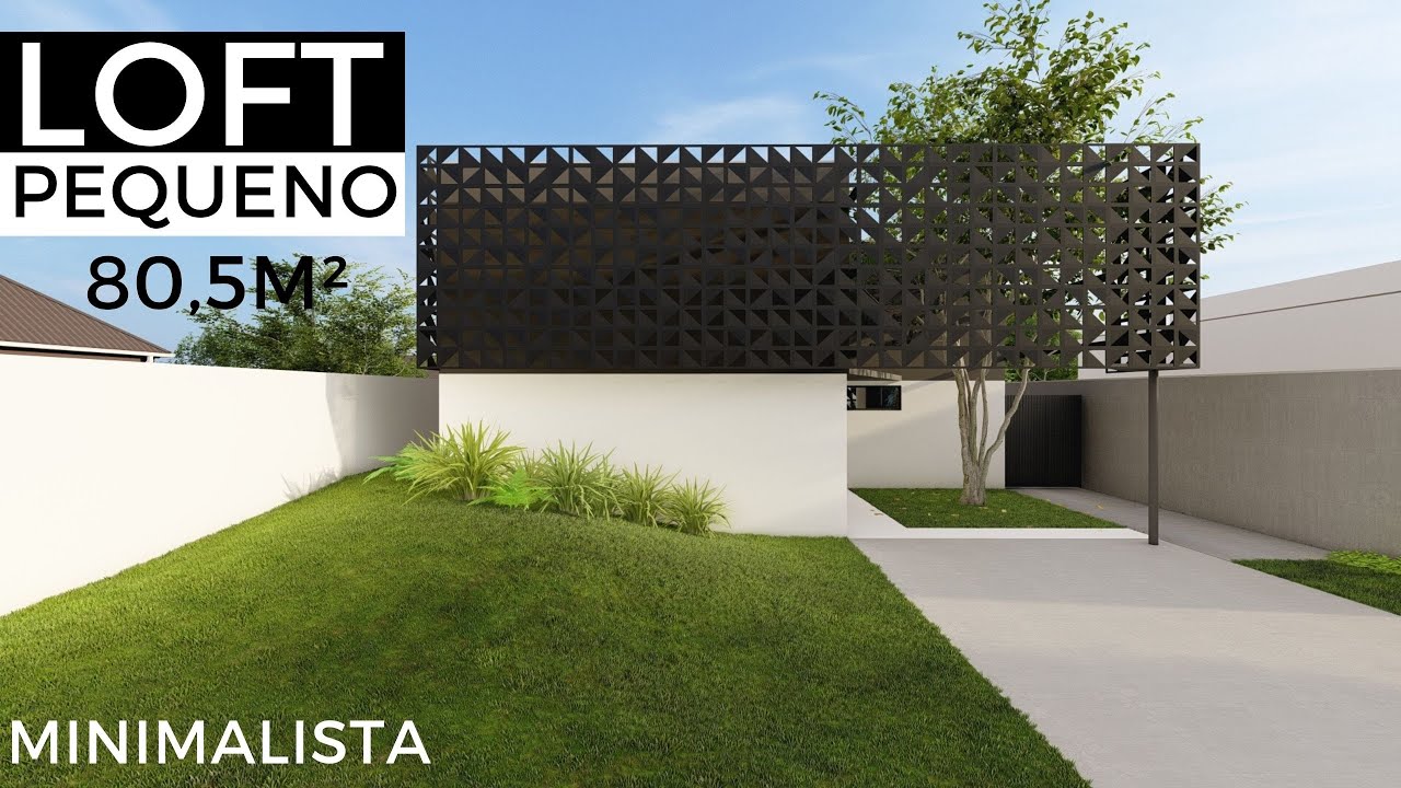 LOFT PEQUENO MINIMALISTA  80,5M²